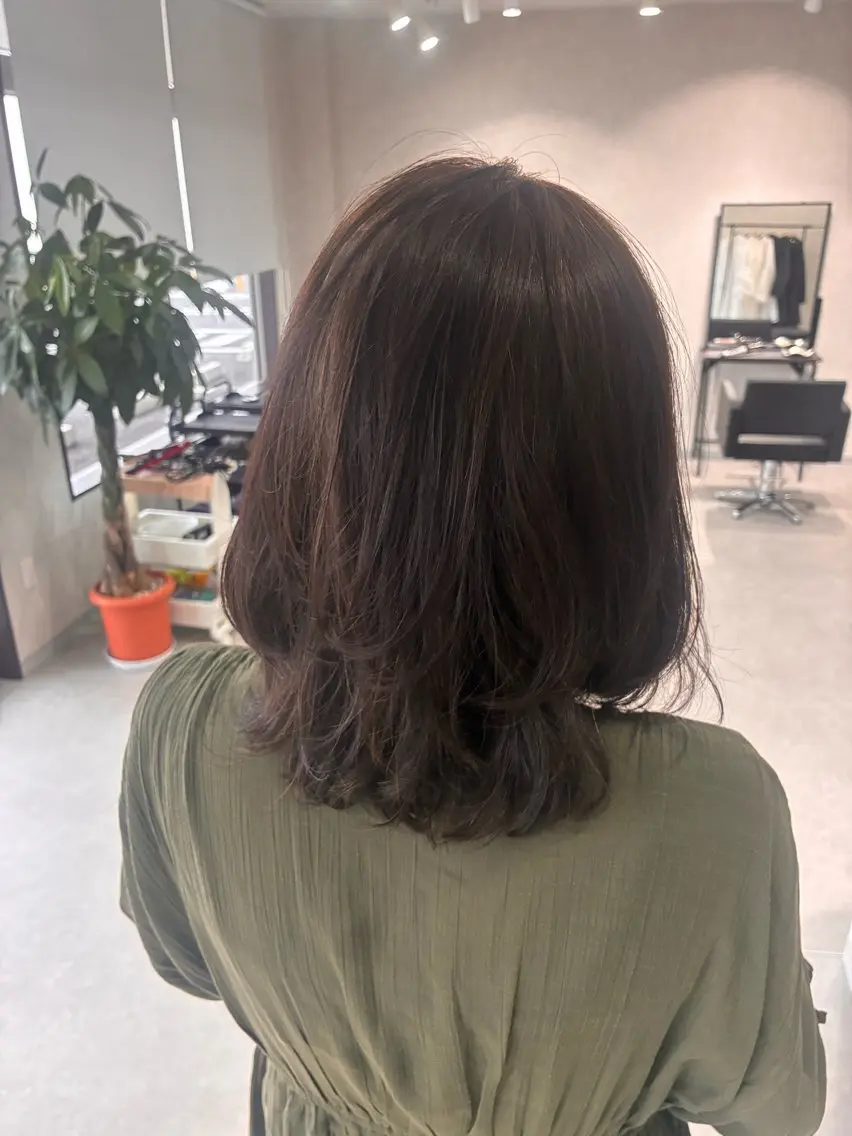 カラー ヘアカラー 中村 真珠のヘアスタイル