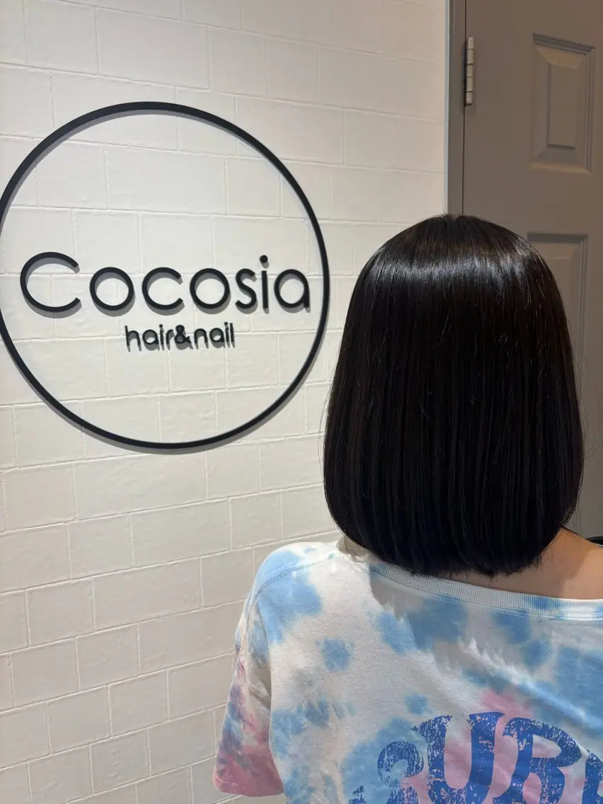 ミディアム 縮毛矯正 cocosia⭐️ 池内🌺のヘアスタイル