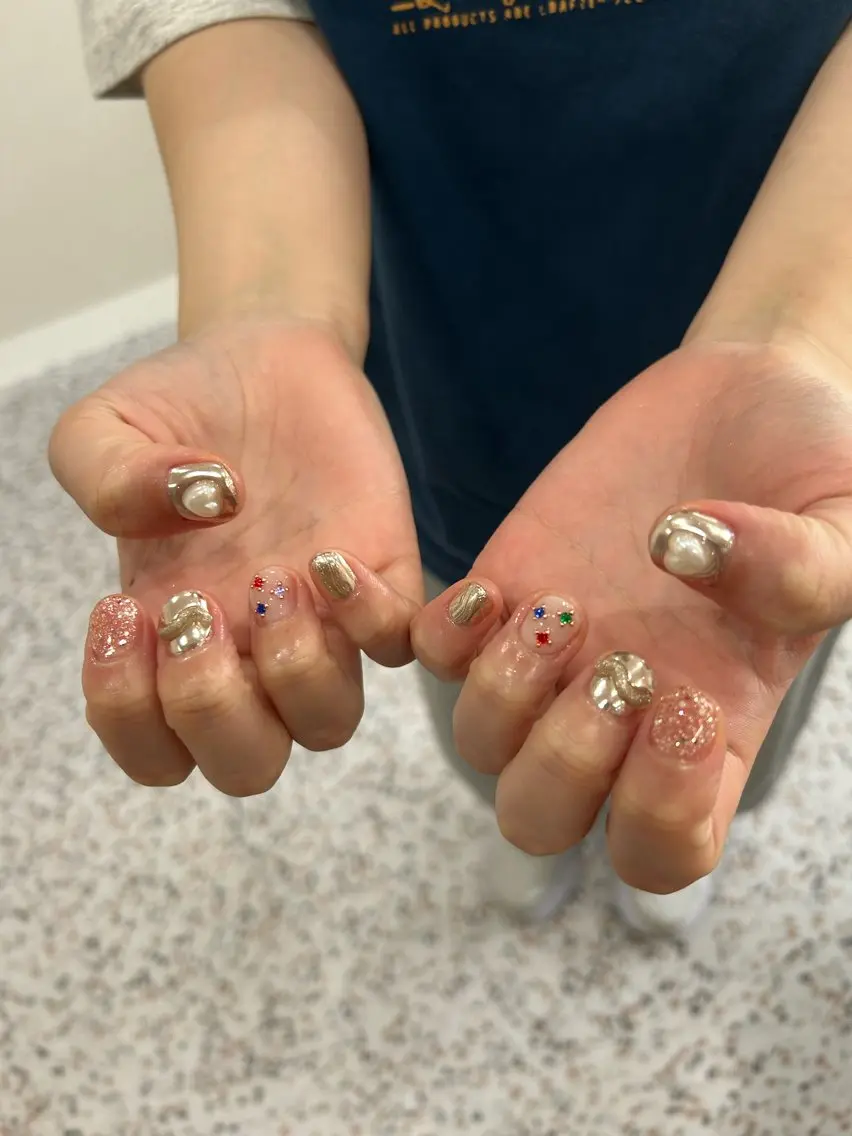 ネイル ハンドネイル 小松 千冬のネイルデザイン