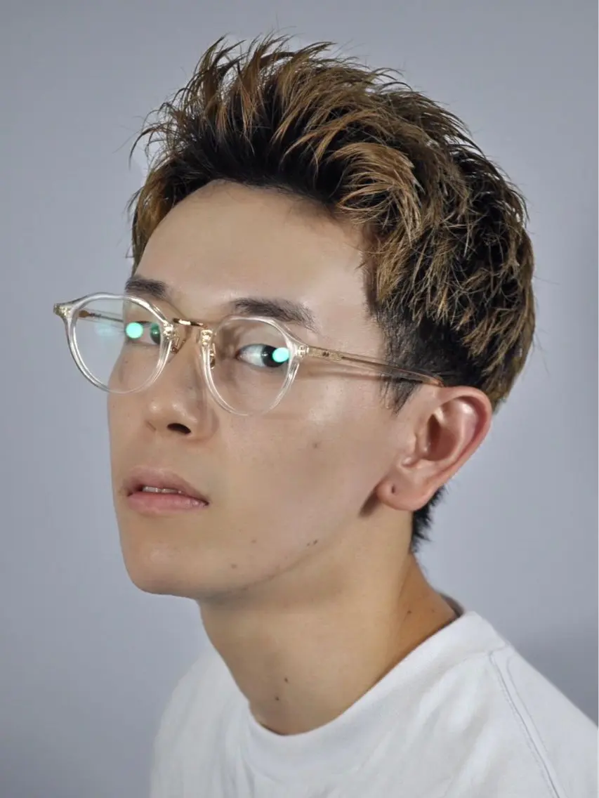 ショート メンズ 木下 紗綾のヘアスタイル