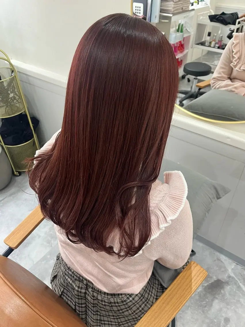 セミロング カラー ベージュカラー ブリーチ ブラウンカラー ハイトーンカラー イルミナカラー Risa🐈⬛/ グレージュ/透明感のヘアスタイル