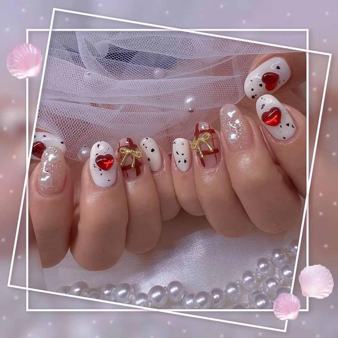 ネイル チークネイル ガーリー グラデーション マグネットネイル ピンク ハンドネイル ハンドケア Chill Nailsalonのネイルデザイン