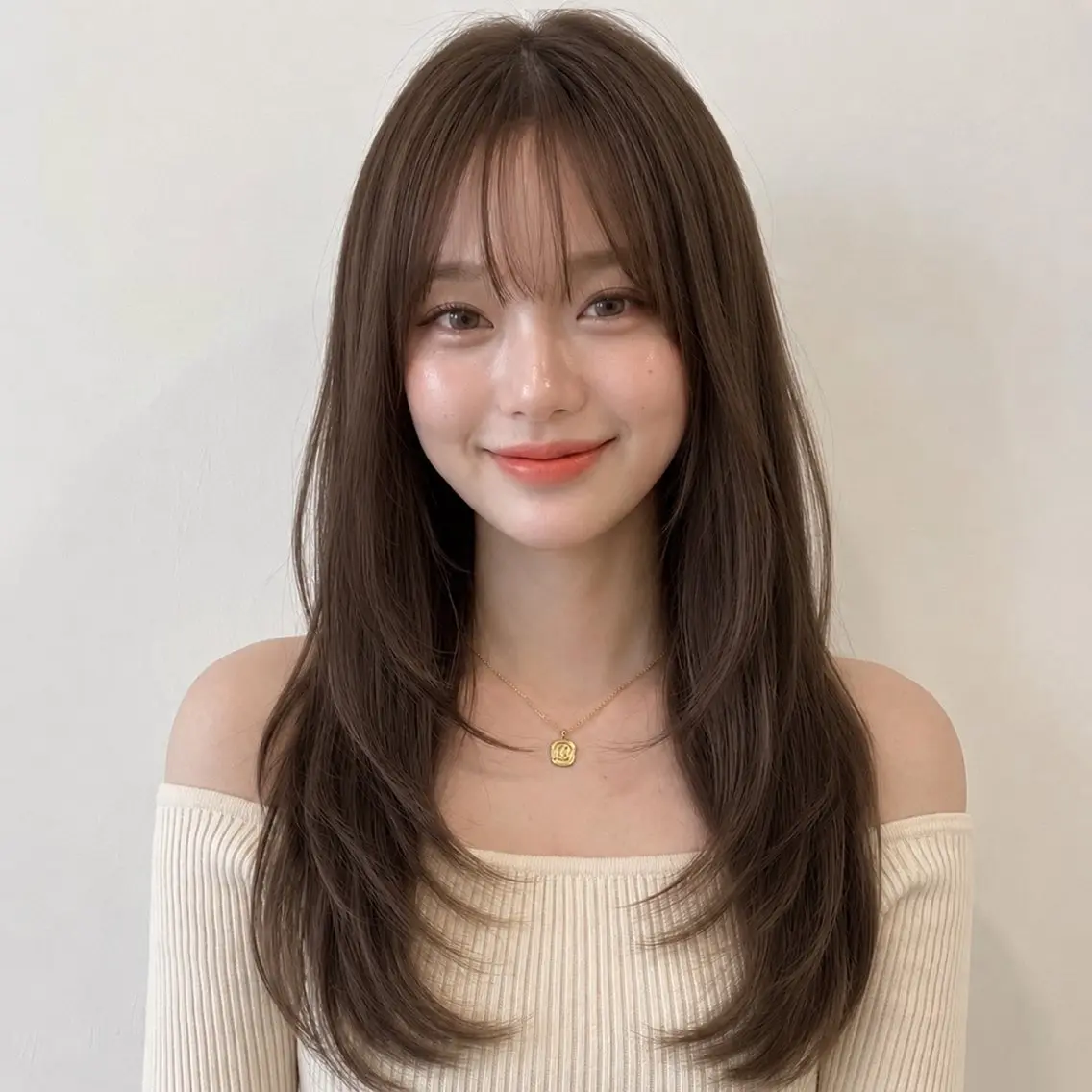 ロング レイヤーカット カット ヘアカラー トリートメント 新宿/透明感カラー 【最強艶髪】🪽若菜のヘアスタイル