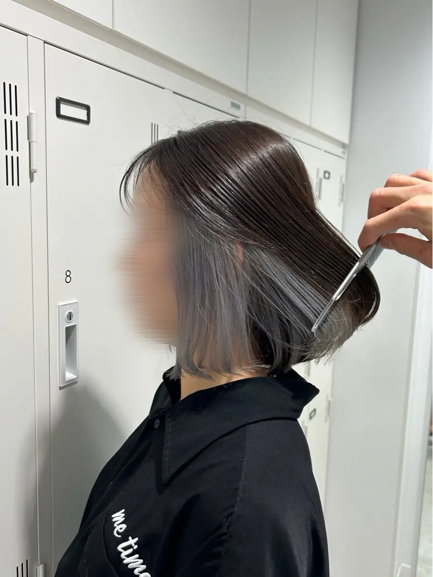 ショート 💎ボブ/ハイトーン /𝐘𝐔𝐈🩵のヘアスタイル