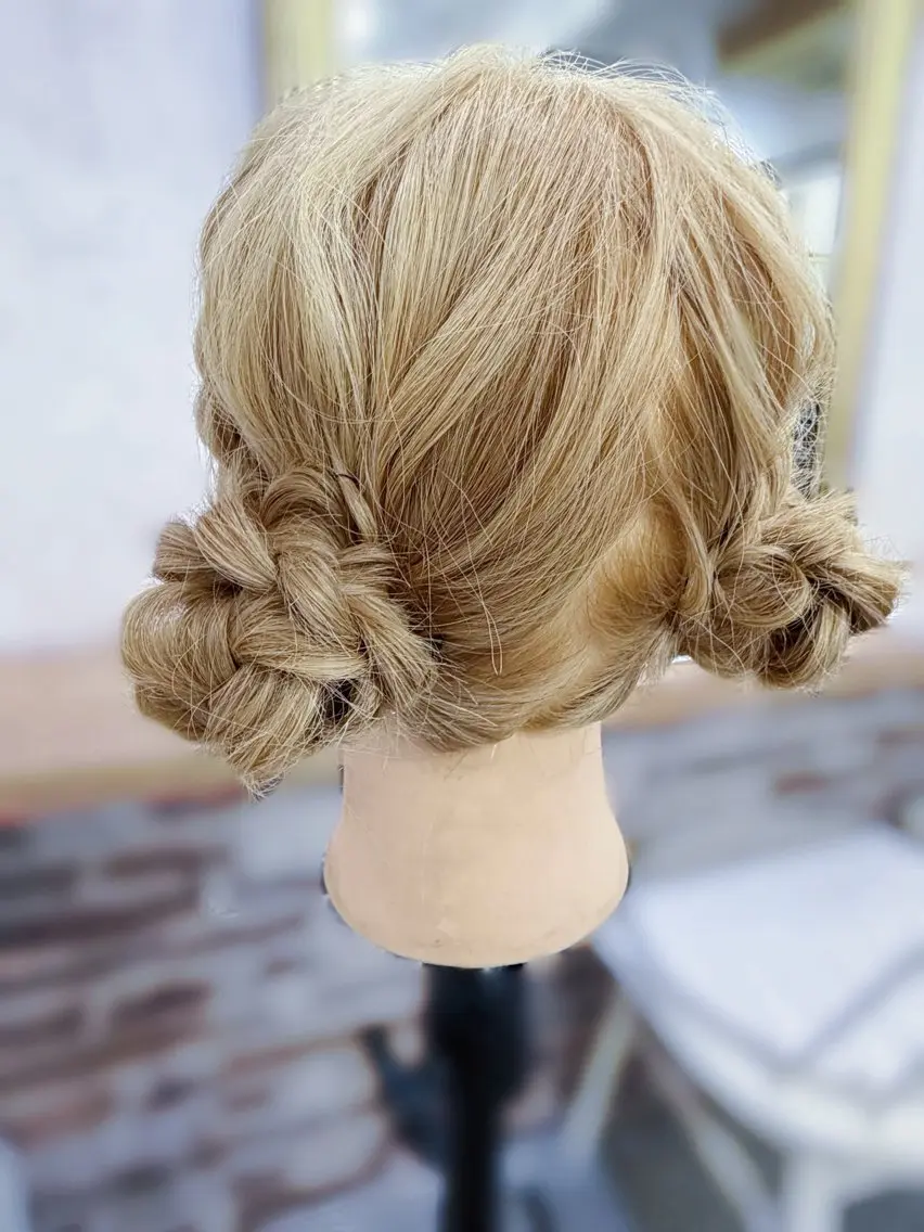 ツインお団子の写真