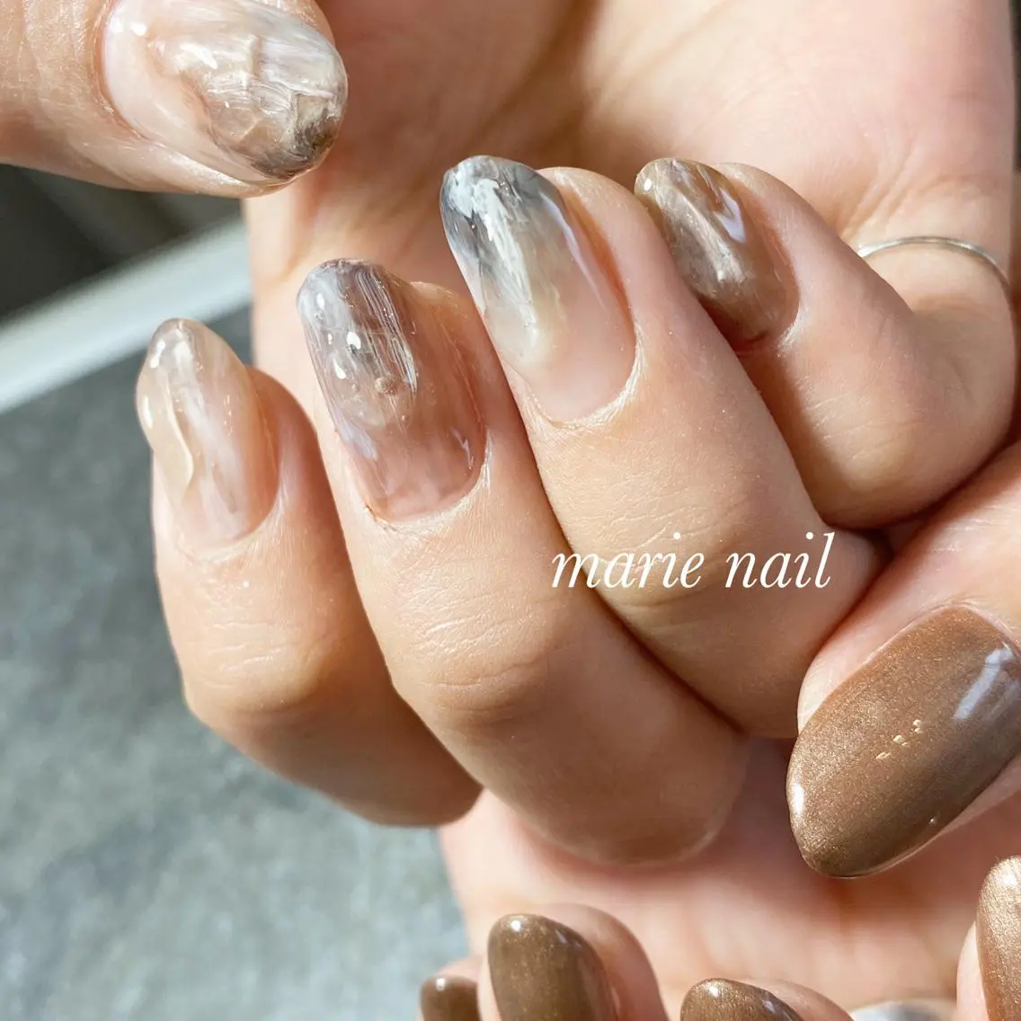 ネイル アートネイル ハンドネイル marie nailのネイルデザイン