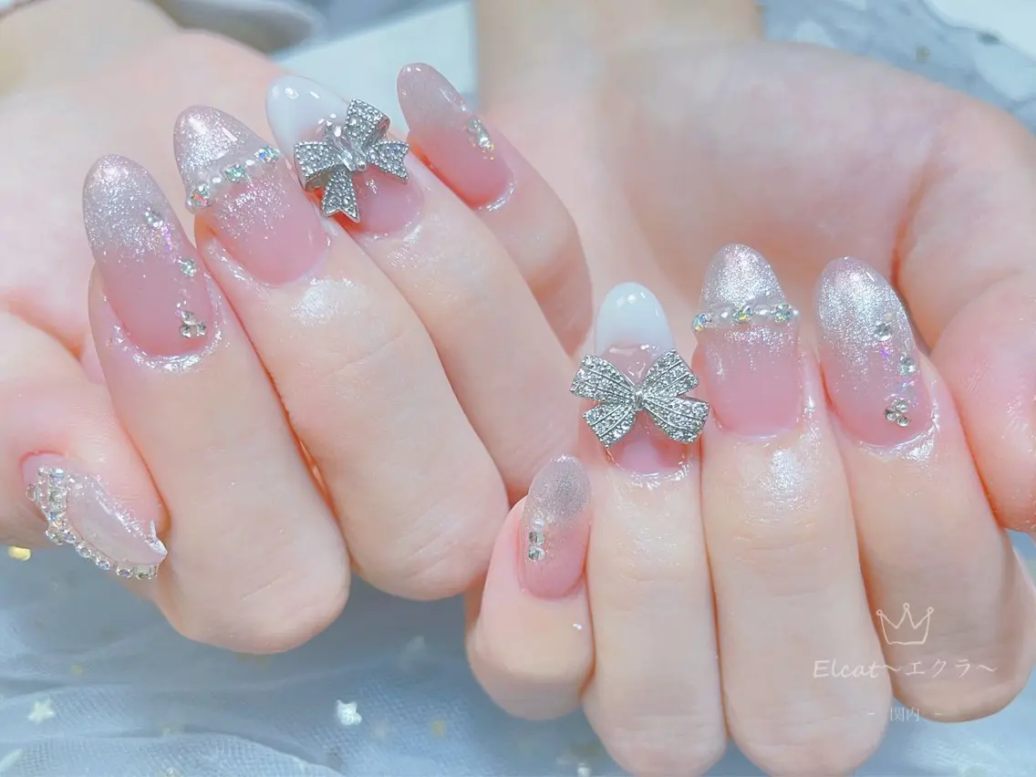 ネイル ハンドネイル ネイルサロンエクラ 🫧Shizukaのネイルデザイン