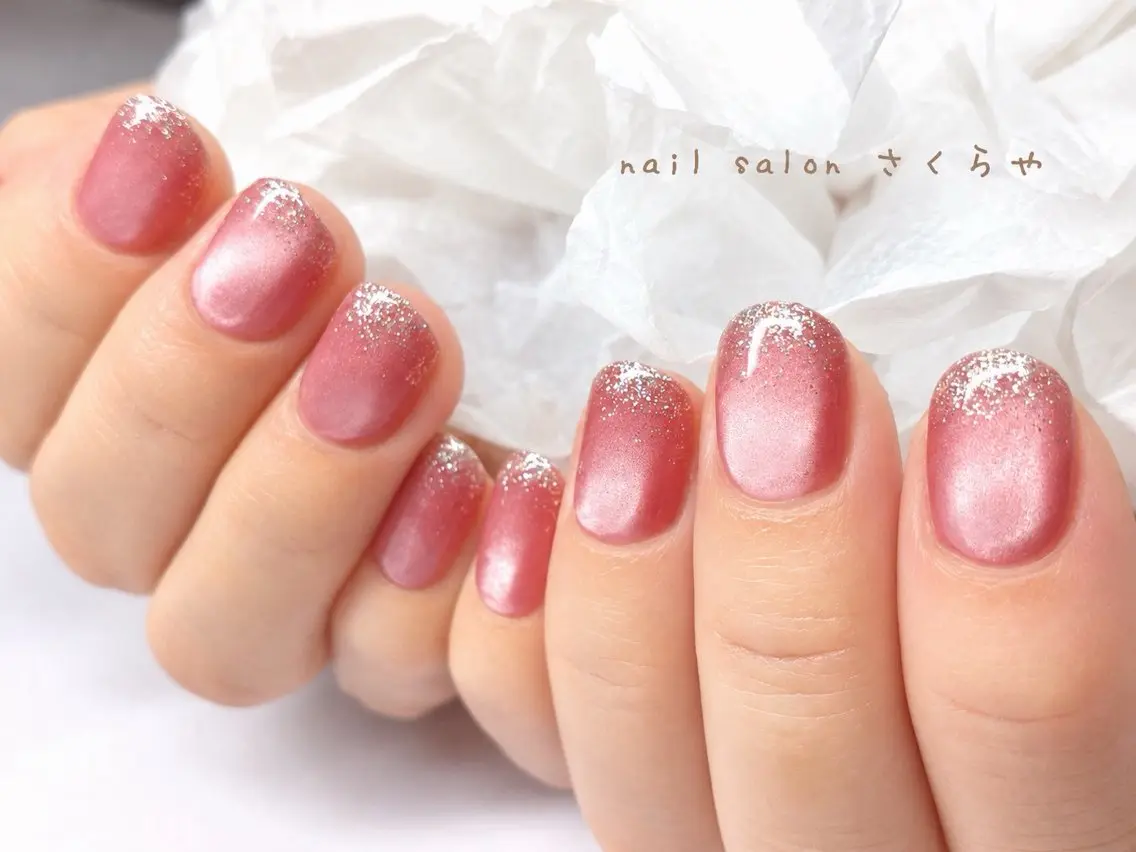 ✨5名様限定撮影モデル募集✨ちゅるんマグネット✖️スターダストラメorラメライン【パラジェル使用/オフなし限定】の写真