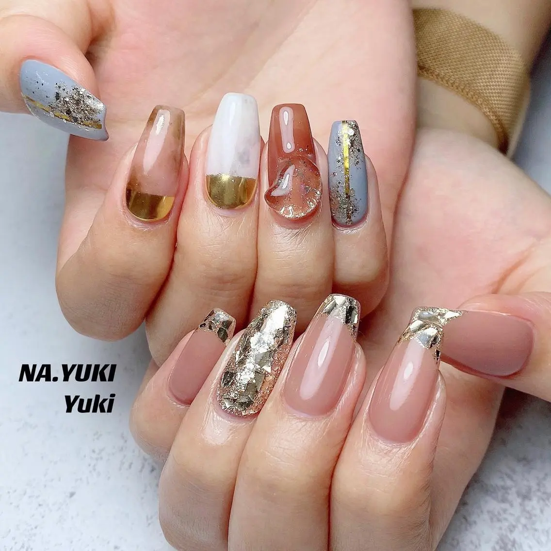 ネイル ハンドネイル ハンドケア ナユキNA.YUKI 池袋店のネイルデザイン