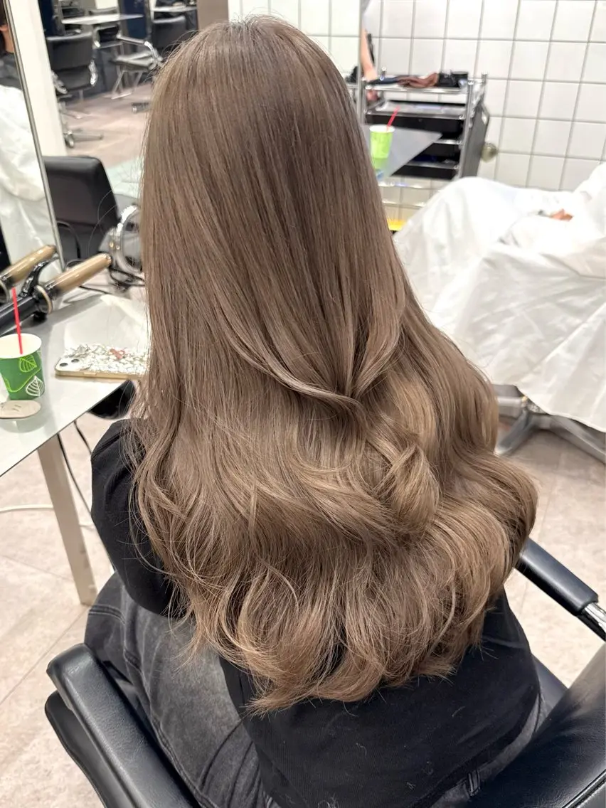 ロング カラー ヘアカラー 似合わせ×ハイトーン ブリーチカラー/大雅のヘアスタイル
