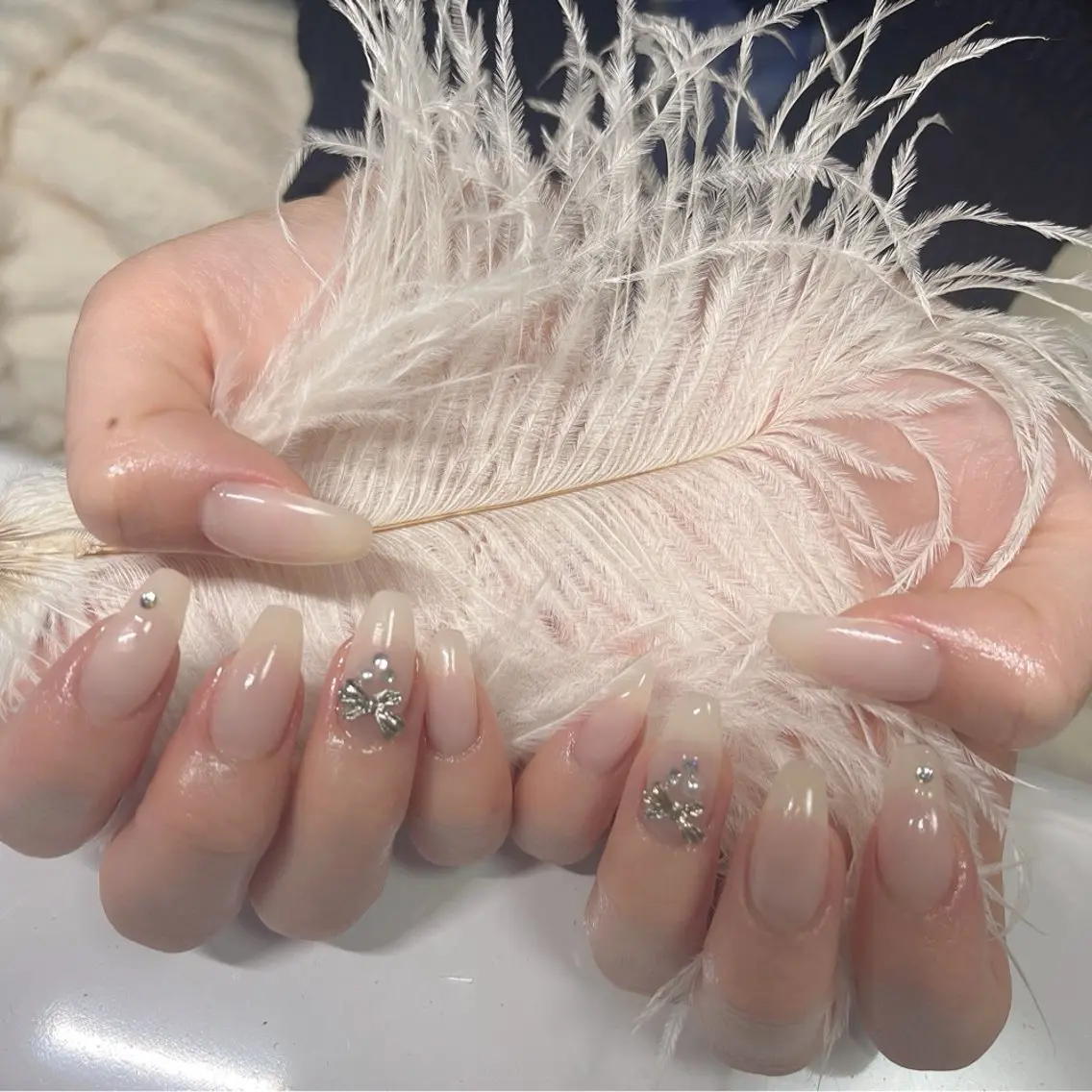 ネイル ワンカラーネイル ピンク K&T nail salonのネイルデザイン