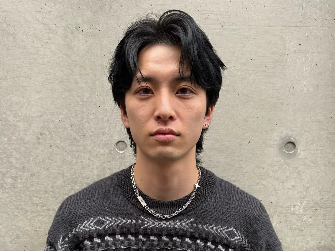 ショート パーマ メンズ フェザーパーマ メンズパーマ 稲村侑斗ルーズパーマ メンズパーマのヘアスタイル