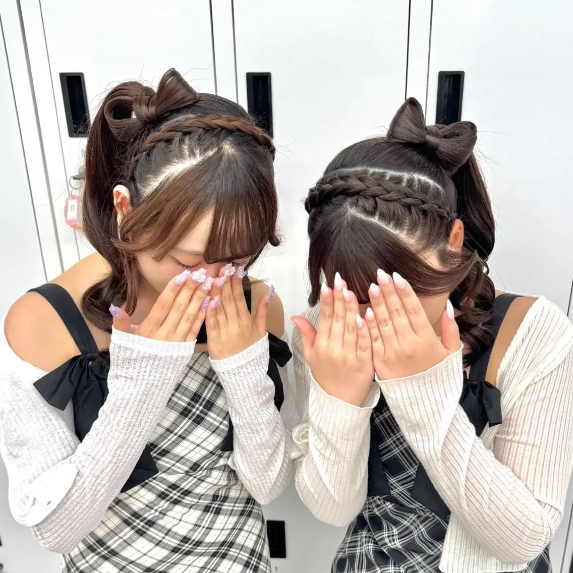 ロング ヘアアレンジ ヘアセット ヘアメ🎀ハイトーン 🩵エクステ🪄しほのヘアスタイル