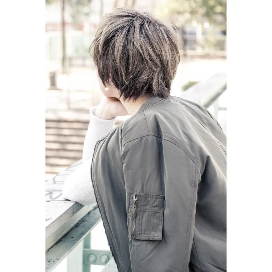 ショート EIGHT plum TOKIOリミテッドのヘアスタイル
