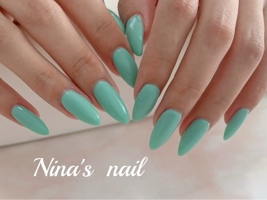 ネイル ワンカラーネイル ハンドネイル Nina's nailのネイルデザイン