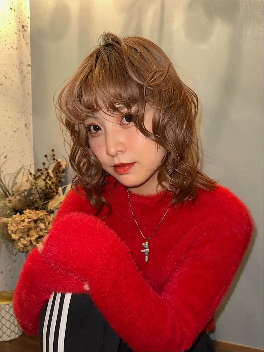 ミディアム カラー ヘアカラー Daisy🎀【福岡 美容室】chiakiのヘアスタイル