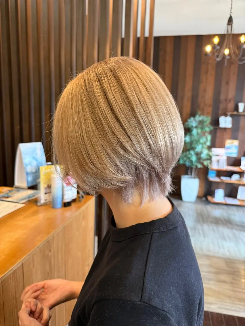 【ブリーチされた方限定】ブリーチ毛にオススメ☆ご来店1ヶ月以内メンテナンスオンカラーの写真