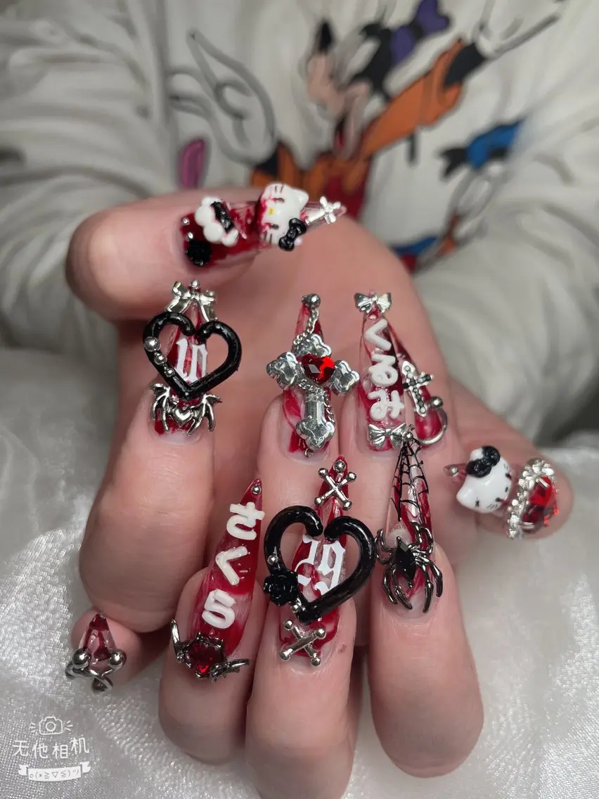 ネイル 成人式 ジェルネイル ネイルチップ ハンドネイル MoMoA Nail ネイル長さ出し専門店のネイルデザイン