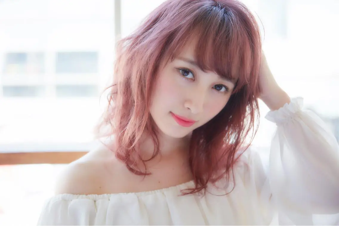 セミロング カラー ヘアアレンジ 似合わせhair🔸 アサダ タカコ🔸のヘアスタイル