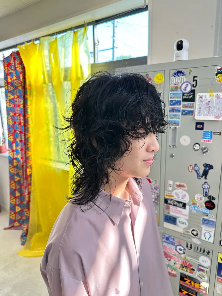 パーマ メンズ パーマ 井村 晃琉のヘアスタイル