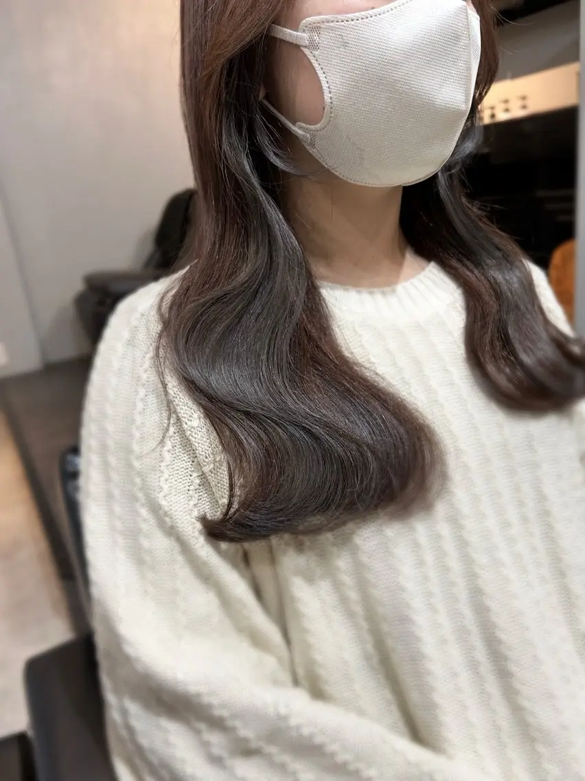ロング カラー カット ヘアカラー トリートメント 💘大人可愛く💘 Natsuki❥❥❥のヘアスタイル