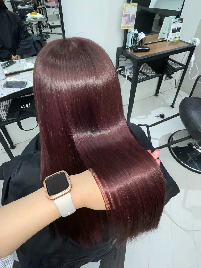 カラー ヘアカラー ななみ.⋆𝜗𝜚 透明感カラー/まつパのマツエク・マツパデザイン