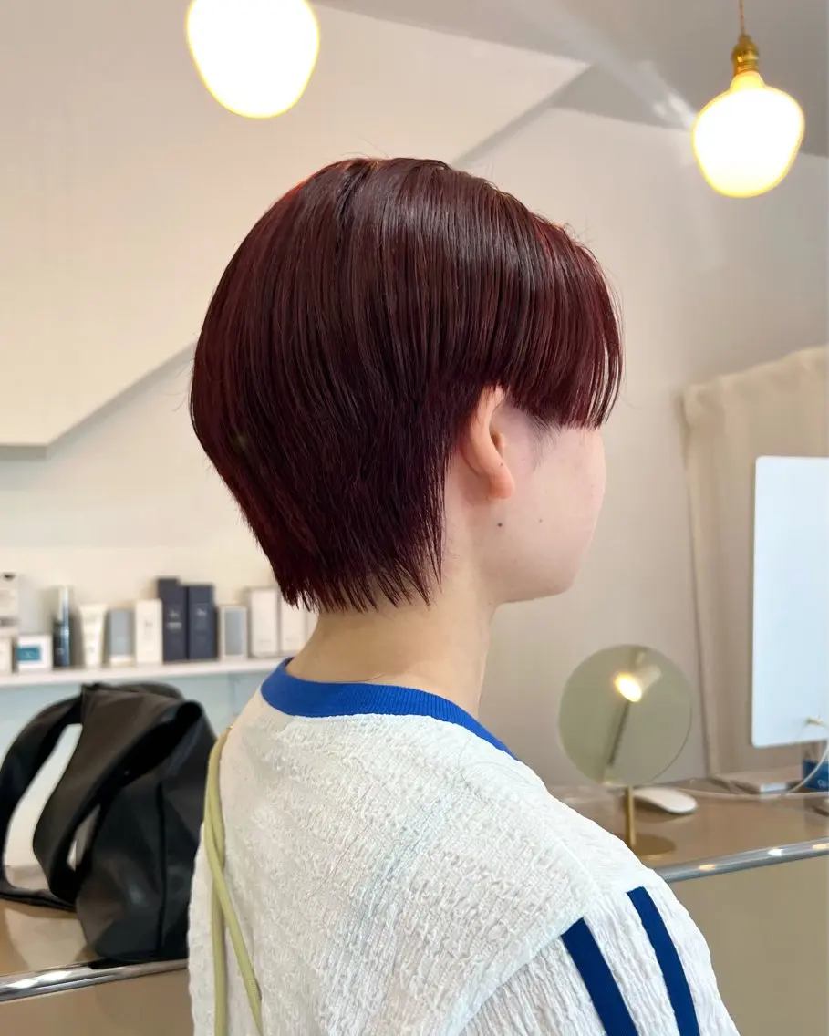 ショート カラー 切りっぱなしボブ ショートボブ ブリーチ ケアブリーチ 透明感カラー カット ヘアカラー トリートメント 蔵前 デザインカット KOBAYASHIのその他イメージ
