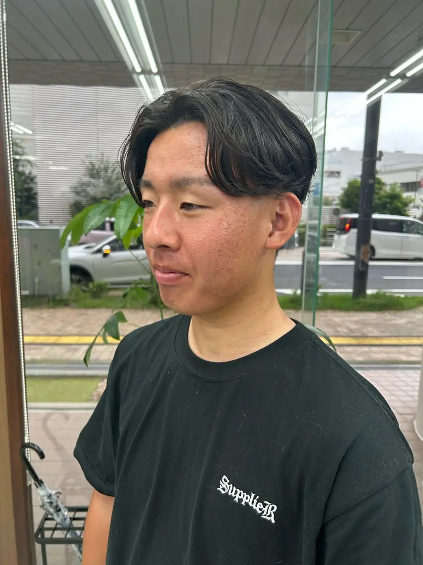 ショート パーマ メンズ メンズパーマ ニュアンスパーマ カット パーマ メンズパーマの達人 / タカシマダイスケのヘアスタイル