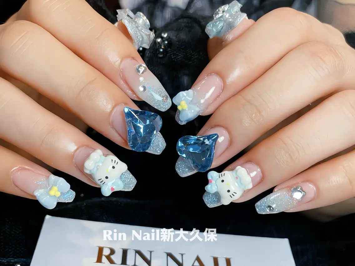ネイル アートネイル ジェルネイル ネイルチップ ハンドネイル Rin Nail 新大久保店のネイルデザイン