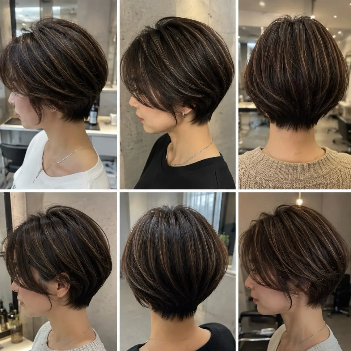 ショート カラー ヘアカラー 【脱白髪染め 白髪ぼかし】関口舜大のヘアスタイル