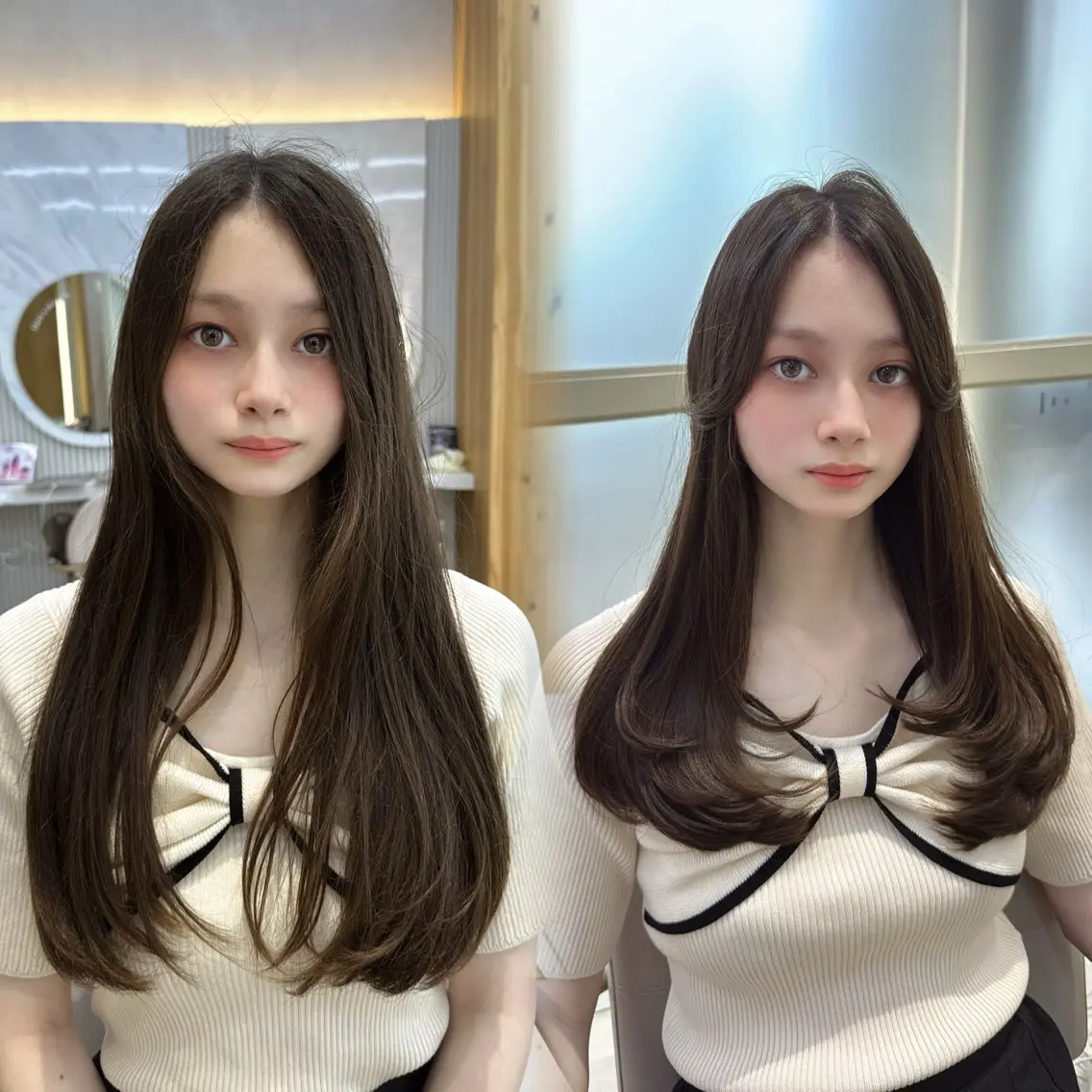 ロング レイヤーカット ローレイヤー カラー/ヘアセット Nanami💗のヘアスタイル