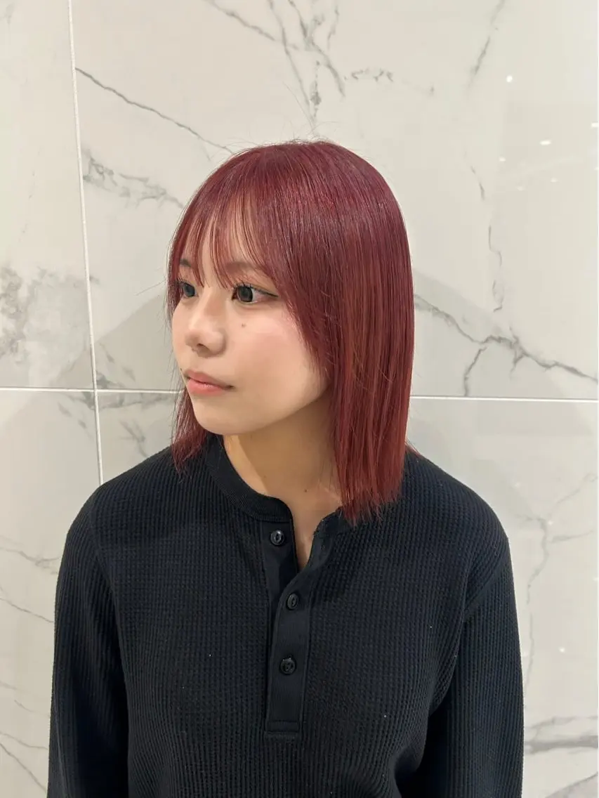 カラー 舛田 心優のヘアスタイル