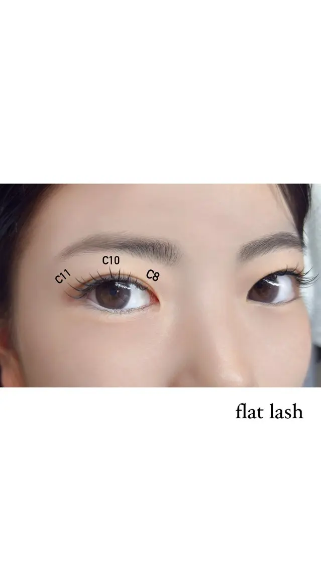 マツエク・マツパ 束感まつ毛 フラットラッシュ マツエク ecru.eye 【元住吉】のマツエク・マツパデザイン