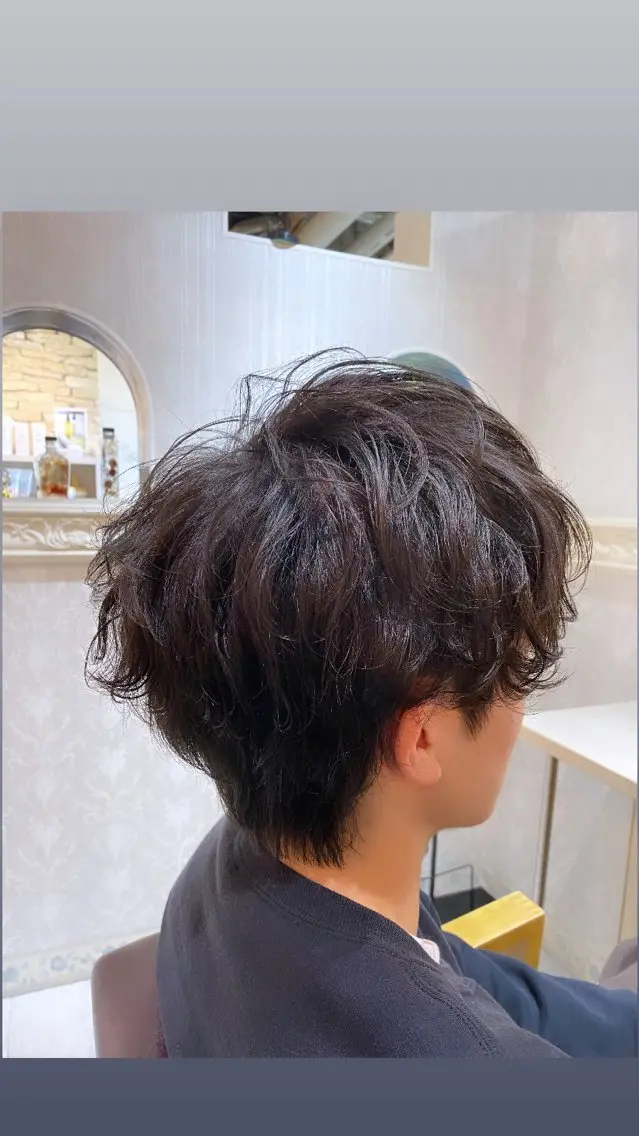 パーマ メンズ 増山  丈汰/ emue湘南台のヘアスタイル