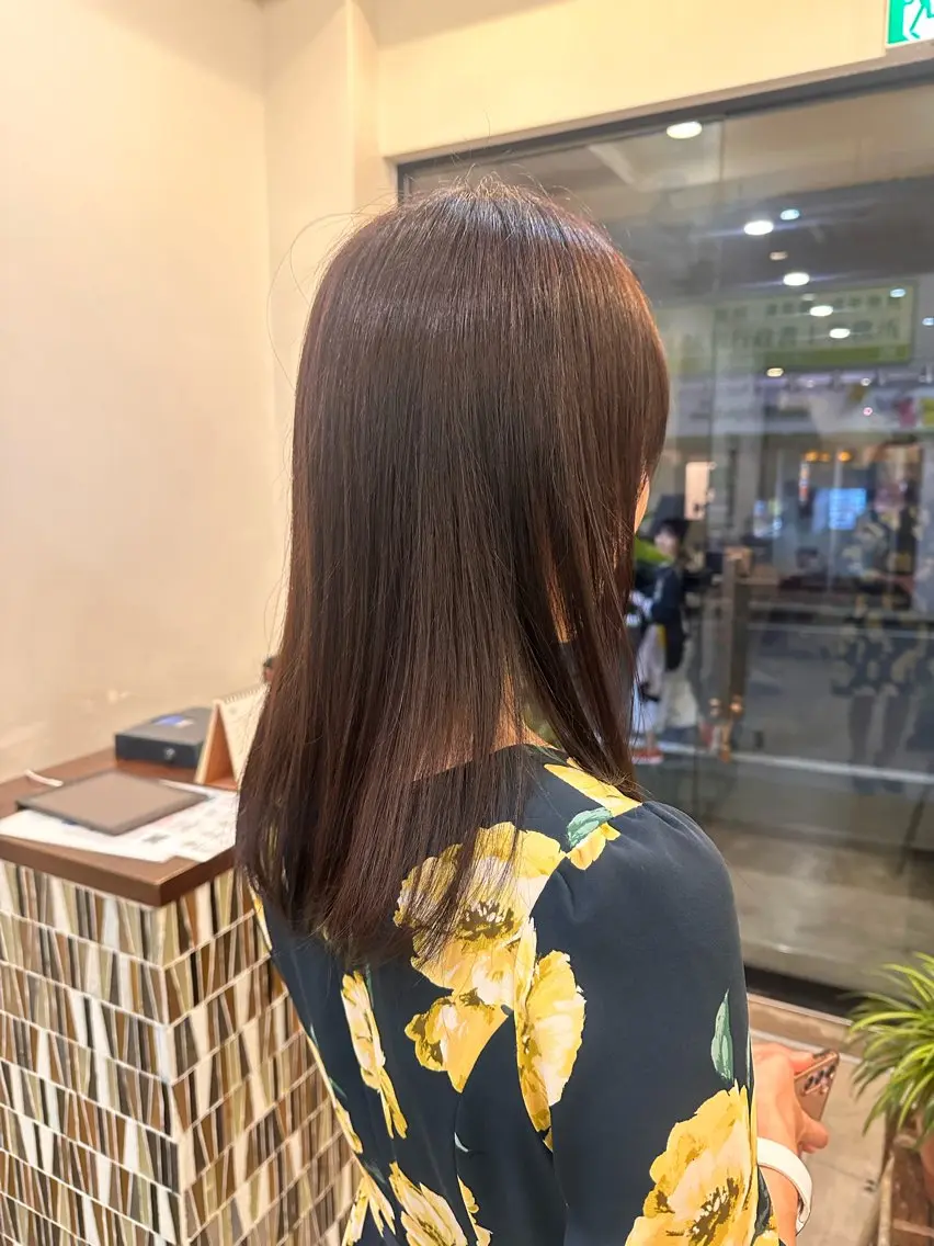 ミディアム カット トリートメント 村上 滉弥のヘアスタイル