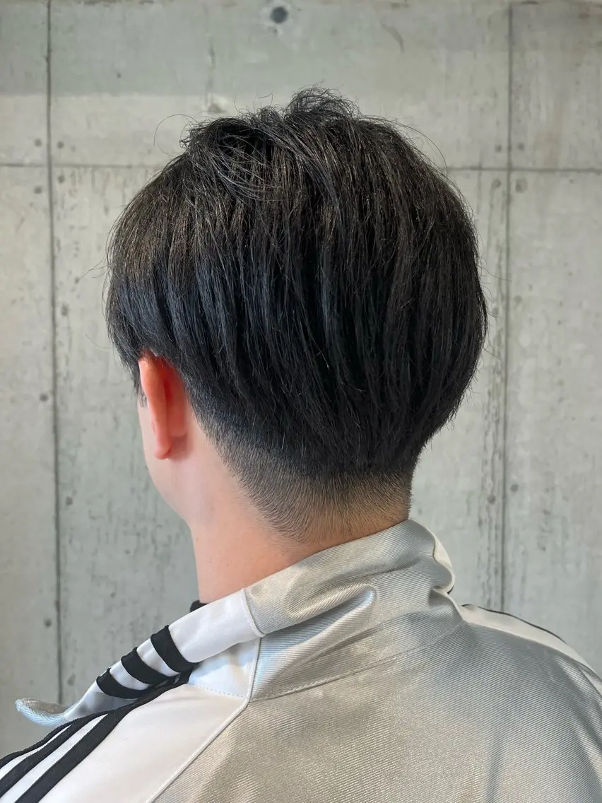 メンズ 🍀透明感カラー×垢 抜けボブ リクト💥のヘアスタイル