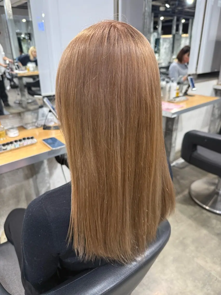 ロング カラー ヘアカラー mao⭐️ 透明感カラー‎⭐️のヘアスタイル