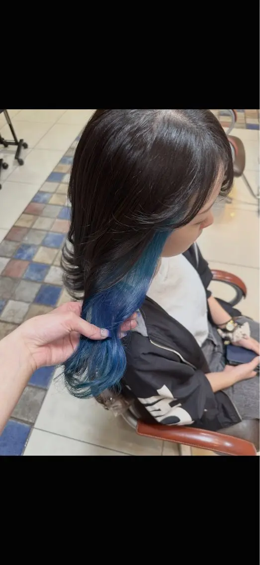 カラー インナーカラー ヘアカラー hana 🌷´-のヘアスタイル