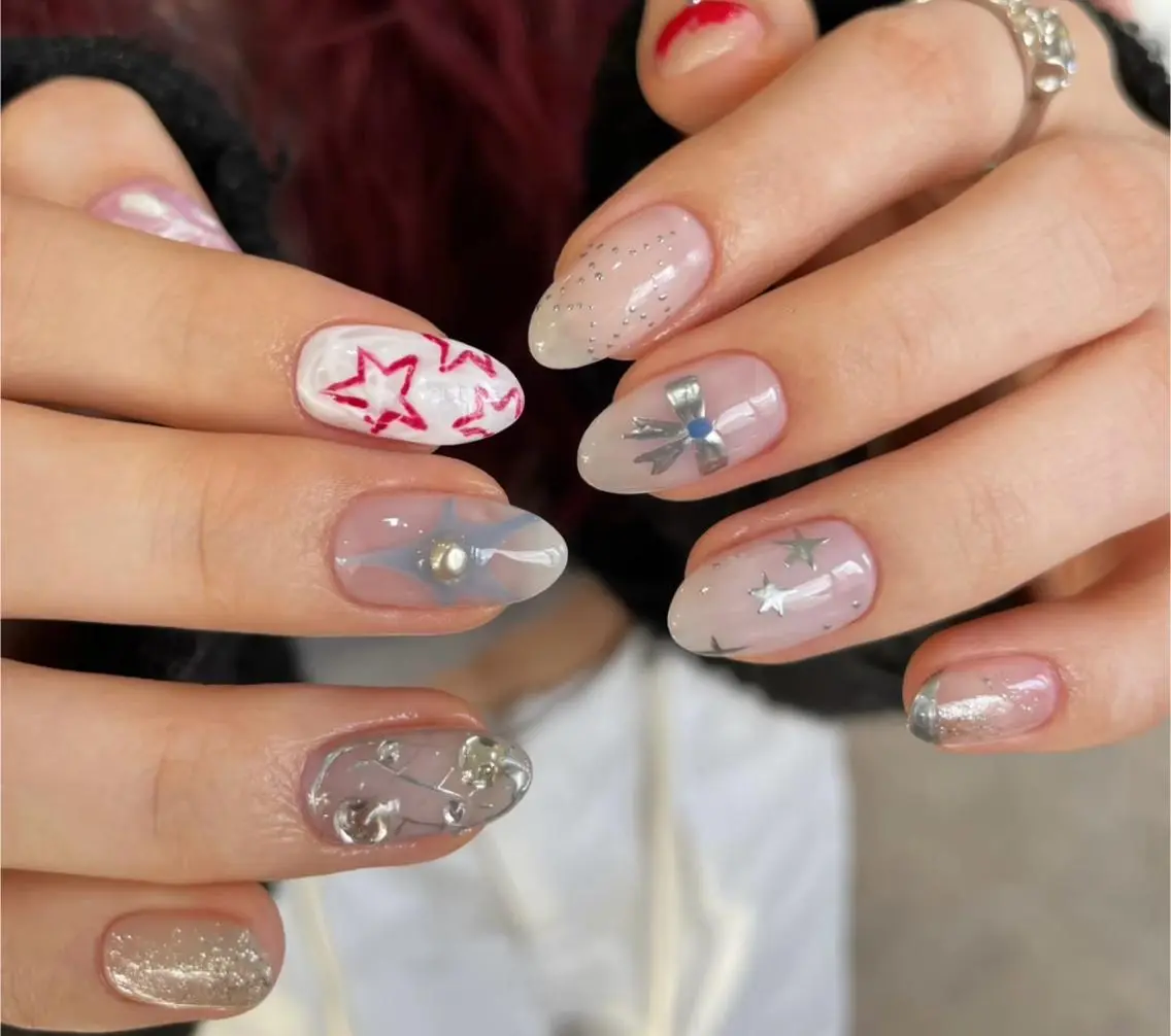 ネイル ハンドネイル 🎀 UU_nailのネイルデザイン