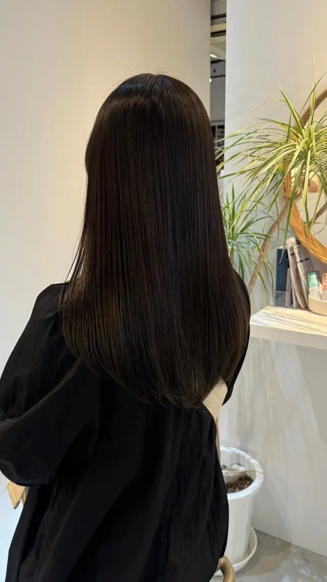 ロング カラー トリートメント ヘアカラー 華奈/くすみカラー/ 抜け感🥣のヘアスタイル