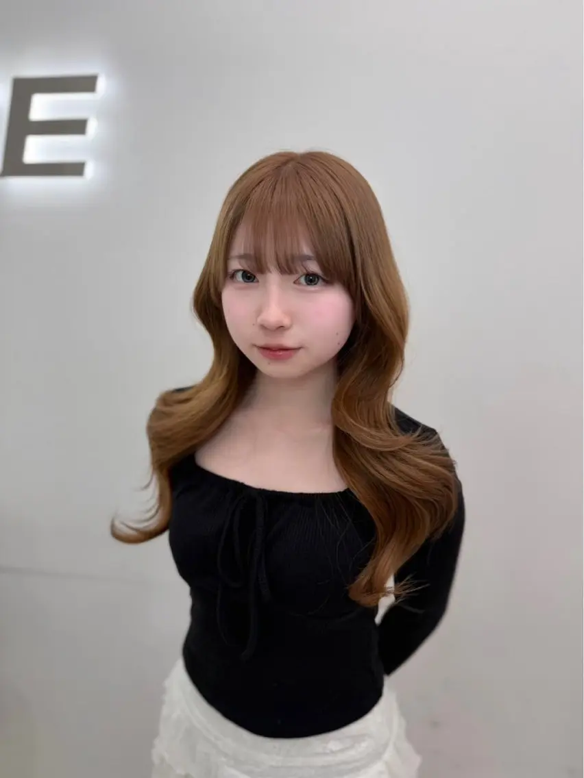 ロング カラー ヘアアレンジ カット ヘアカラー トリートメント 透明感カラー🎀艶髪 Anju/渋谷🎀のヘアスタイル