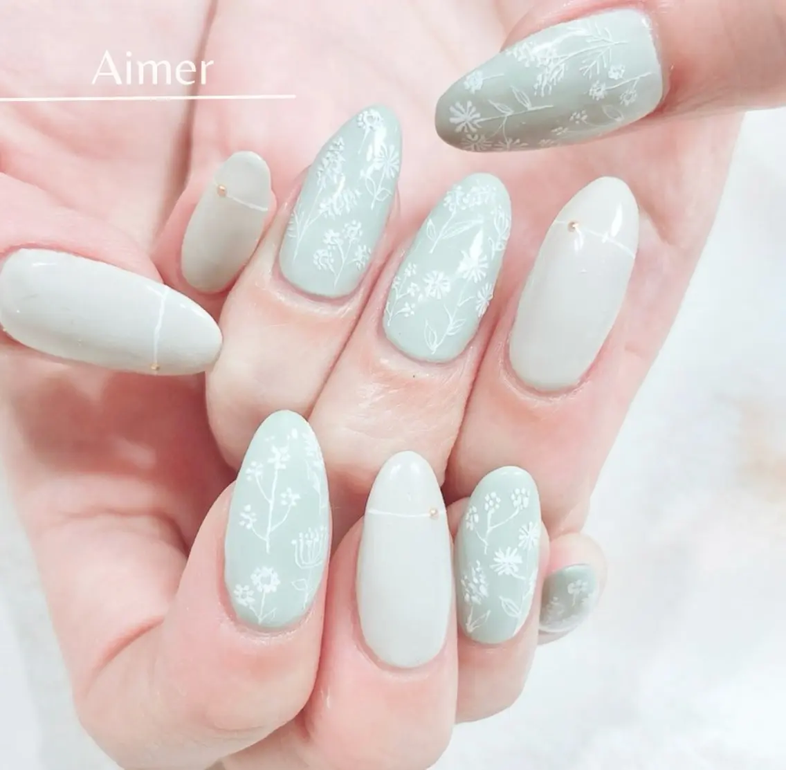 ネイル ハンドネイル nailsalon Aimerのネイルデザイン