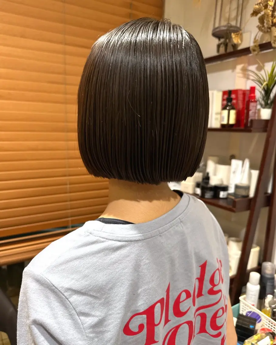 ショート ボブ 宇都 唯のヘアスタイル