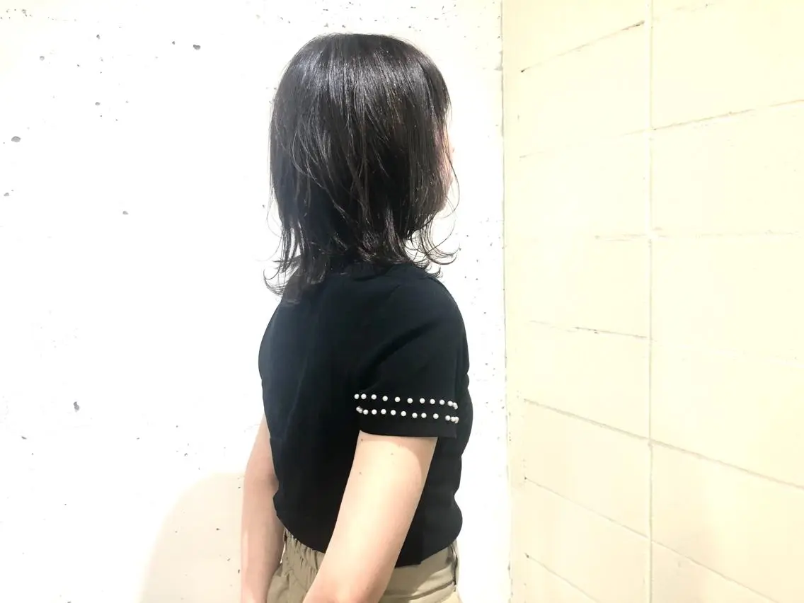 ミディアム カラー オーナースタイリスト 佐藤のヘアスタイル