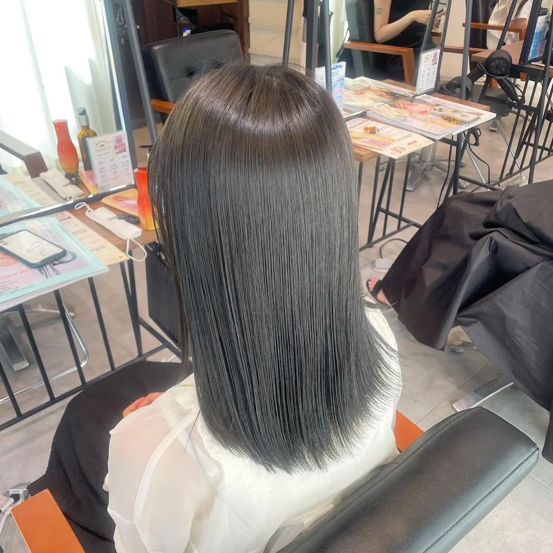 🌟人気No.3🌟透明感カラー+トリートメント+かわいくコテ巻き付き🌸の写真