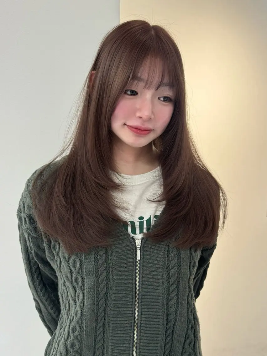 ロング カラー カット ヘアカラー トリートメント ヘアセット Rita/髪質改善 /透明感カラーのヘアスタイル