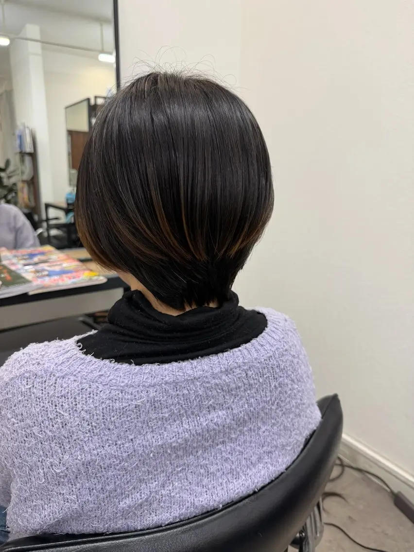 ショート ボブ 近藤 愛理のヘアスタイル