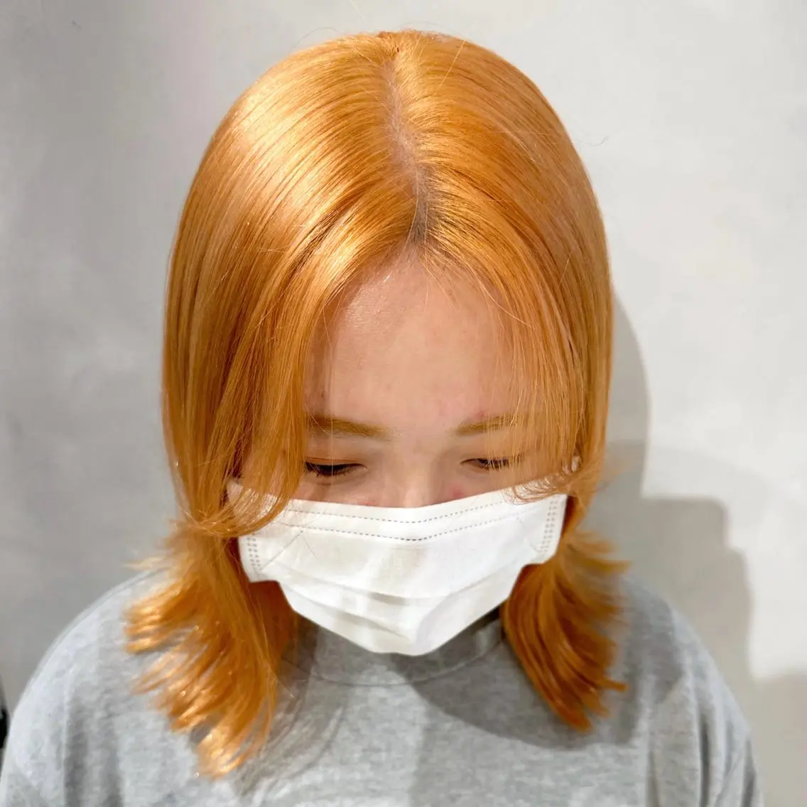 ミディアム カラー カット ヘアカラー トリートメント デザインカラー/パー マ🦖外岡咲希🦖のヘアスタイル