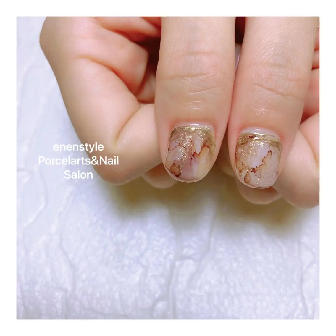 ショート ネイル ハンドネイル 🐾enen style 🐾のネイルデザイン