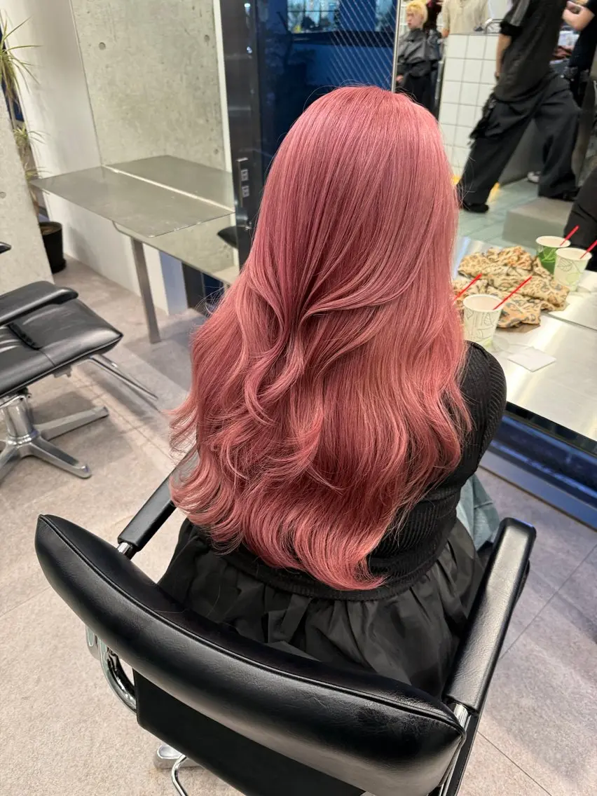 ロング カラー 似合わせ×ハイトーン ブリーチカラー/大雅のヘアスタイル